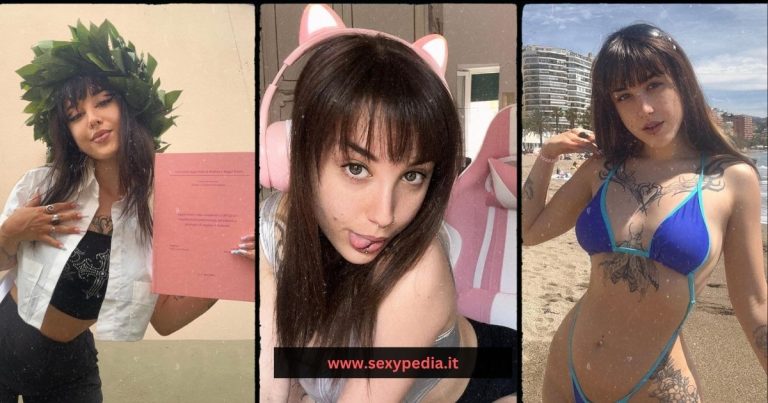 Debora Lombardi alias Debbie Cyber modella Onlyfans - Collage di foto