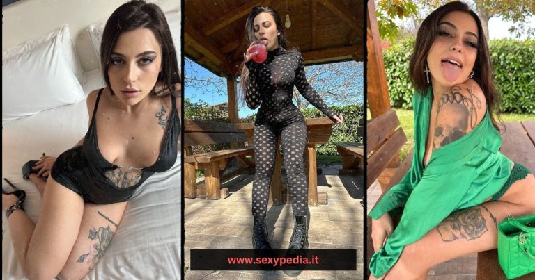 Camillla Landi, alias Malasuerte, Onlyfans creator italiana - Collage di foto
