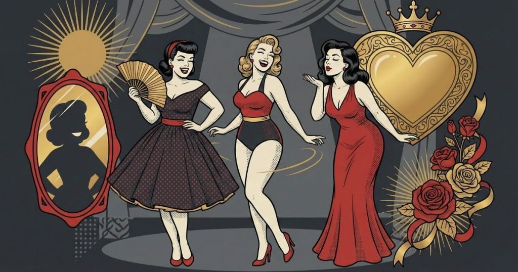 Ragazze curvy Onlyfans - Illustrazione